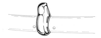 BUMPER GUARDS, CHROME, SET OF 4, EURO STYLE, BUG 1952-67 - Image 2