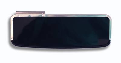 SUNVISOR, RIGHT, DARK PLASTIC, BUG SEDAN 1946-57, GHIA SEDAN 1956-57