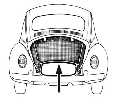 SEAL, FIREWALL, ALL BUG / GHIA / THING 1946-79, BUS 1950-71 *MADE IN USA BY WCM* - Image 2