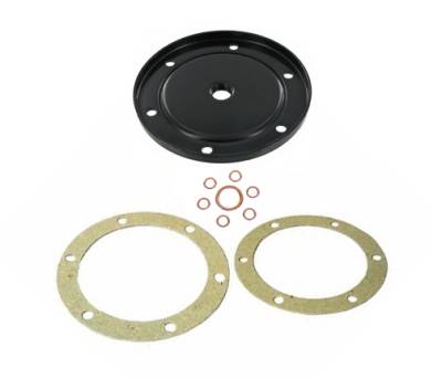 Engine - Oil Change/Related Parts - OIL COVER PLATE WITH HOLE, INCLUDES GASKETS, WASHERS AND PLUG, BUG 1961-79, BUS 1961-71, GHIA / THING / TYPE 3 1961-74 *GERMAN*