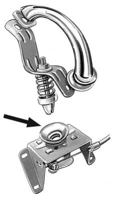 CATCH, HOOD LOCK, BUG 1949-67 - Image 2