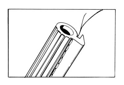 West Coast Metric - WINDLACE FOR DOOR POSTS, 39" WHITE, BUG SEDAN 1958-77 (CAN BE USED FOR OTHER VW MODELS) - Image 3