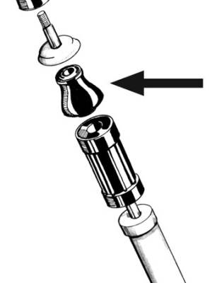 STOPS, FRONT SHOCK *OEM VW* BUG / THING / GHIA 1966-77 - Image 2