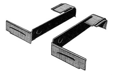 West Coast Metric - RUBBER MATS, BLACK, SIDE SEAT PEDESTAL, BUS 1968-76 (Works in conjunction with 211-665B) - Image 3