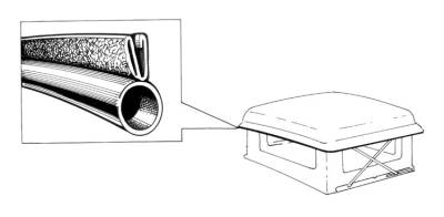 West Coast Metric - SEAL, WESTFALIA EUROPEAN STYLE SQUARE POP-TOP, BUS 1968-79 *MADE IN USA BY WCM* - Image 3