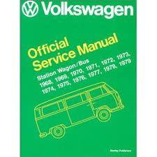 BOOK, OFFICIAL VW SERVICE MANUAL, BUS 1968-79 - Image 1