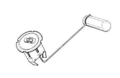 Electrical - Sending Units / Gas Gauge - FUEL TANK SENDING UNIT, WITH SEAL, BUS 1973-79 (1973 Bus, starting at chassis # 2132138901)