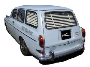 VENETIAN BLINDS, REAR WINDOW, OFF-WHITE, TYPE 3 SQUAREBACK 1961-73 - Image 1