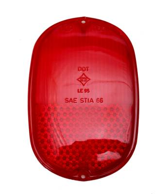 TAIL LIGHT LENS, RED PLASTIC, SWF *GERMAN* BUS 1962-71