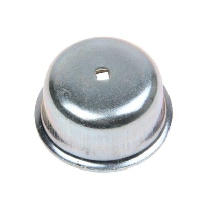 GREASE CAP, LEFT FRONT WHEEL BEARING WITH HOLE, BUS 1971-79