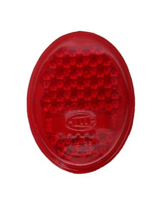 LENS, TAIL LIGHT, RED PLASTIC *GERMAN* BUG 1952-55