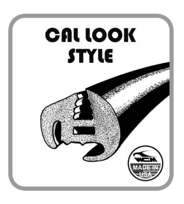 West Coast Metric - WINDOW SEAL KIT, 9 PIECES CAL LOOK STYLE, BUS 1968-79 (Includes: Front, Rear, 3 Sides with Vent Wing Seals, 1 Solid Rear Side) *MADE IN USA BY WCM* - Image 2