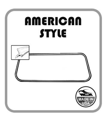 *MASTER KIT* EXTERIOR RUBBER, GHIA SEDAN 1972-74 (With American Style window seals, see description for complete contents) - Image 2