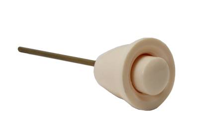 Interior - Interior Rubber & Plastic - KNOB, WIPER SWITCH WITH CENTER BUTTON, IVORY, BUG OR GHIA 1960-66, TYPE 3 1961-67