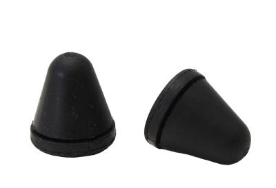 RUBBER STOPS, GLOVE BOX BUG, GHIA, TYPE 3 1968-79 *OR* GAS DOOR, BUG SEDAN 68-77 / CONV. 68-72, BUS 55-66 & 72-73, GHIA & TYPE 3 1968-74 *MADE BY WCM*