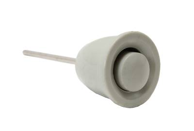 Interior - Dash Parts & Accessories - KNOB, WIPER SWITCH WITH CENTER BUTTON, GREY, BUG OR GHIA 60-66, TYPE 3 61-67