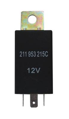 FLASHER, 12 VOLT, 4 TERMINAL, BUG / GHIA / BUS / TYPE 3 1968 1/2-70, THING 73-74 (Bug starting at VIN # 118381367 - Bus starting at VIN # 218098286)