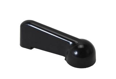 LEVER, FRESH AIR DUCT KNOB WITH SCREWS, BLACK, BUS 1955-67