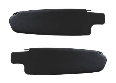 SUNVISORS, BLACK VINYL, LEFT & RIGHT, BUS 1968-79