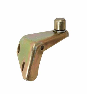 BRACKET, ROLLER GUIDE WITH ROLLER WHEEL, SIDE SLIDING DOOR, BUS 1968-79 (2 Hole Version Bracket)