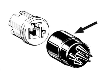 BOOT, BRAKE LIGHT SWITCH, 3 WIRE *GERMAN* BUG / BUS / GHIA / TYPE 3 / THING 1970-79, VANAGON 80-91 (Van. Requires 2) - Image 2