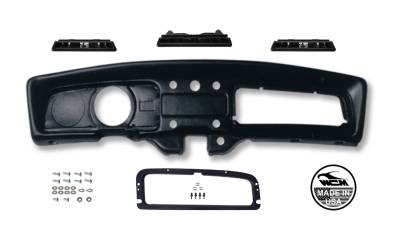 DASH PAD KIT, OEM QUALITY METAL REINFORCED DASH, BUG SEDAN & CONV. 1968-70 *MADE IN USA BY WCM* (Includes Dash, Vents, Glove Box Ring & Hardware)