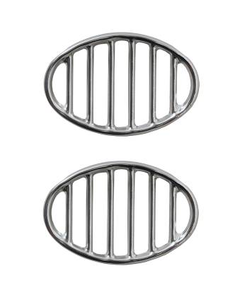 HORN GRILLS, SET OF 2 *GERMAN* ALUMINUM, BUG 1952-67