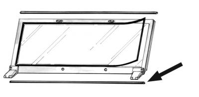 SEAL, WINDOW FRAME, LOWER BOTTOM, THING 73-74 *MADE IN USA BY WCM* (57" Will work for upper as well) - Image 3