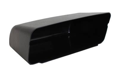 GLOVE BOX INSERT, BLACK PLASTIC, ALL BUGS 1958-67