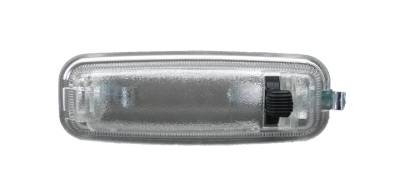 INTERIOR DOME LIGHT LENS WITH BLACK KNOB, BUG SEDAN 1970-77, TYPE 3 1961-73 (Will also work for Bug Sedan 1953-69, 10W Bulb Separate Part # N-177-232)