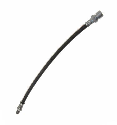 BRAKE HOSE, FRONT LEFT OR RIGHT 355 MM W/DISC *GERMAN* STD. BUG 1967-77, GHIA 1967-74, TYPE 3 1967-73