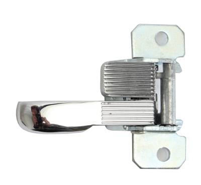 LEVER, LOCKING INSIDE FRONT DOOR RELEASE, RIGHT, CHROME, BUS 1968-72, BUG CONV. 1971, GHIA 1971-74