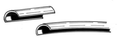 CLIPS, WINDOW MOLDING, ALUMINUM *SET OF 100* BUG SEDAN & CONV. 1952-70  *MADE IN USA BY WCM* - Image 2