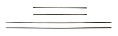 MOLDING, INTERIOR DOOR PANEL METAL TRIM 4 PIECE SET *GERMAN* BUG SEDAN 1953-55 - Image 1