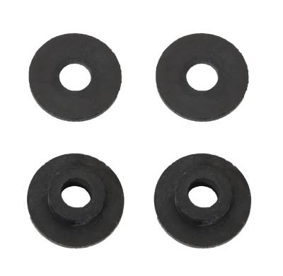 INTERIOR - Interior Rubber & Plastic - SEALS, FOR PIN THRU POP-OUT GLASS, 4 PIECES, BUG SEDAN 1950-77, GHIA SEDAN 1960-74, TYPE 3 1961-73 *MADE IN USA BY WCM* (Pin Part # 143-005)