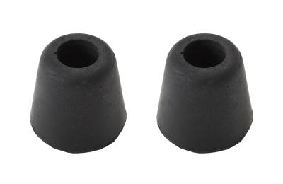 Exterior - Door Rubber/Plastic - RUBBER STOPS, SIDEGATES, 28 MM TALL, PAIR, BUS SINGLE & DOUBLE CAB PICKUP 1952-74 *MADE IN USA BY WCM*