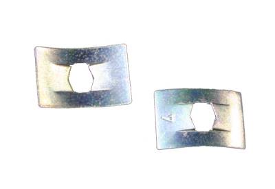 CLIPS, FRONT HOOD VW EMBLEM, SET OF 2, ALL GHIAS 1963-74