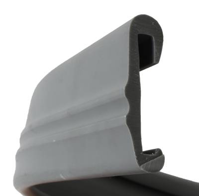 TRIM, ON ROOF OPENING BETWEEN BODY & POP TOP, 12.5 FT. GREY ROLL, BUS WESTFALIA 1964-67 *MADE IN USA BY WCM* - Image 2