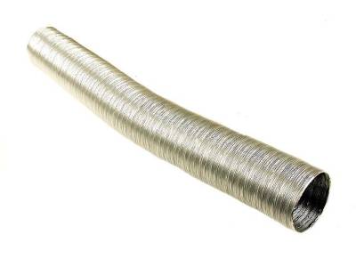 ALUMINUM HOSE, 61mm X 160mm FRESH AIR TO HEATER BOX, BUS 1964-67 *GERMAN*