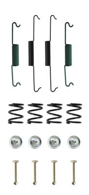 FRONT BRAKE INSTALLATION KIT, SPRINGS, PINS, CLIPS - STD BUG 58-77, GHIA 59-74, THING 73-74