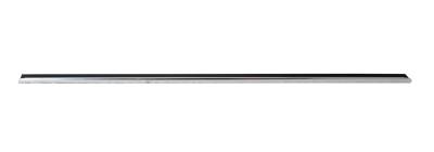 West Coast Metric - SCRAPER, OUTSIDE LEFT DOOR WINDOW RUBBER WITH CHROME MOLDING, GHIA SEDAN 1972-74 - Image 2