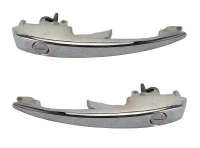 DOOR HANDLE, LEFT & RIGHT WITH KEYS, BUG 1968-79, GHIA 1968-74