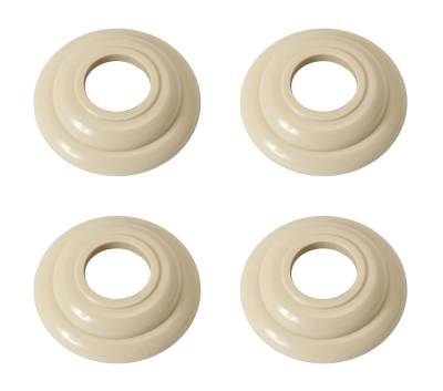 BUFFERS, IVORY, INSIDE DOOR & WINDOW HANDLES, SET OF 4, BUG 1946-55, GHIA 1956-57 *MADE IN USA BY WCM* - Image 2