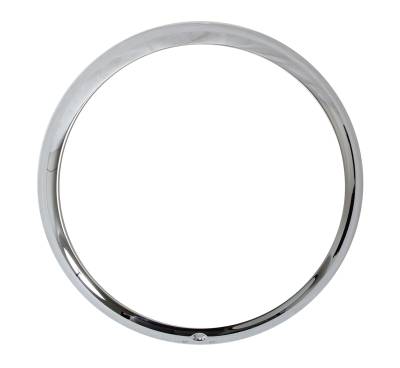 EXTERIOR - Light Lenses, Seals & Parts - HEADLIGHT RING, CHROME, GHIA 1956-64 1/2 (Seals sold seperately # 141-191)