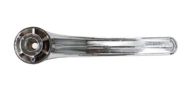 DOOR HANDLE, INSIDE, CHROME METAL WITH SCREW HOLE, BUS 1964-67 (1964 Bus, starting at chassis # 1222026) - Image 3