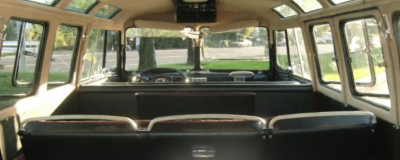 GRAB HANDLE, FULL MIDDLE BACK SEAT, IVORY, BUS 1964-67 (1 Short & 1 Long Handle) - Image 4