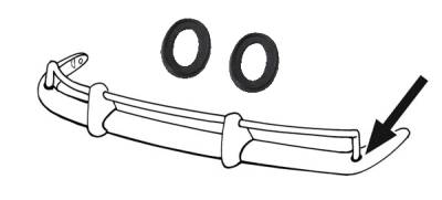 West Coast Metric - SEALS, REAR BUMPER OVER RIDER BASE, GHIAS 1958-69 - Image 2