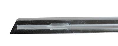 West Coast Metric - CHROME SCRAPER, OUTSIDE DOOR WINDOW LEFT OR RIGHT, GHIA 1960 1/2 -71 (Rubber Part # 141-475C-L/R) - Image 3