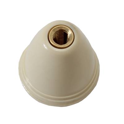 KNOB, 5MM IVORY, LIGHT & ASHTRAY WITH BRASS INSERT, BUG 52-67, BUS 50-66, GHIA 56-66, TYPE 3 66-67 *MADE IN USA BY WCM* - Image 2