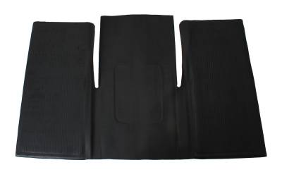 FLOOR MAT SET, 2 PIECE FRONT & REAR, BLACK RUBBER, BUG 1968-72 - Image 3